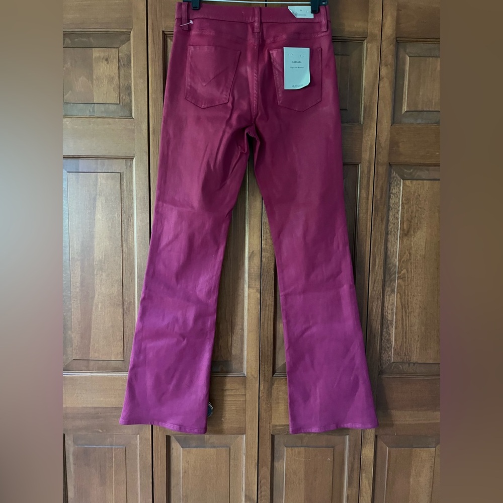 Hudson Jeans Women's Flare in Vibrant Pink - Picture 5 of 6
